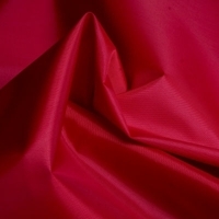 Курточная ткань Таффета Т190 WR/PU1000 60гр/м2 Красный ширина 150 см